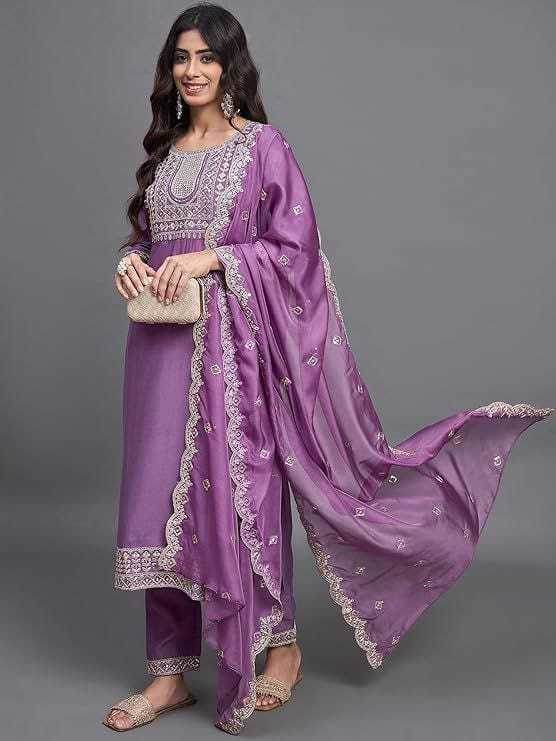 Viscose Embroidered Kurti - MYLUXURY LANE ENTERPRISE